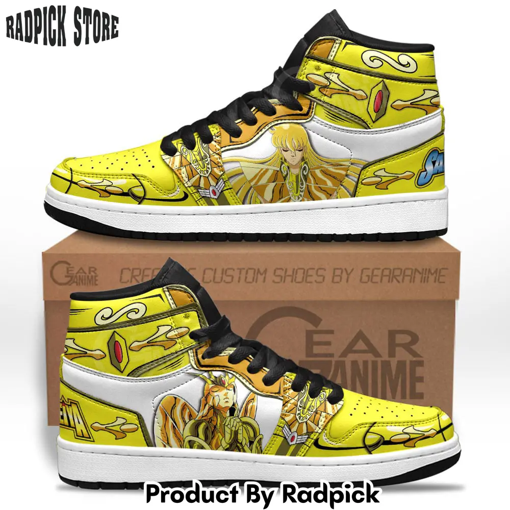 Virgo shaka air jordan high top sneakers anime mn19  rp0356786